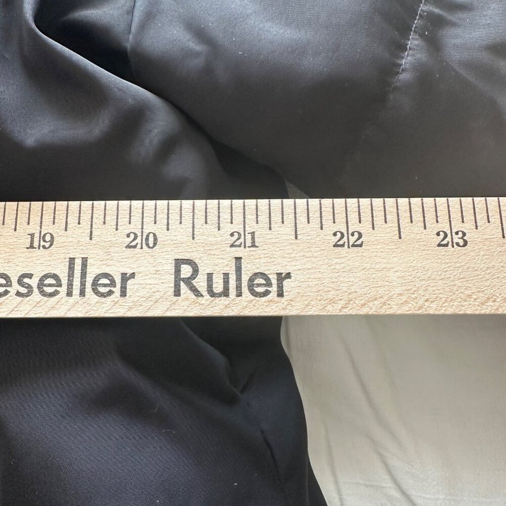 Kenneth Cole Mens Hooded Black Puffer Coat M Zipper Snap Closure 60/40 Down/Fowl - Picture 9 of 13